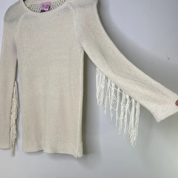 Love on a Hanger Cream Crew Neck Sweater - Picture 3 of 6